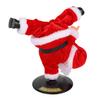 Christmas Funny Santa Dancing and Singing Inverted Santa Electric Rotating Santa Claus Doll, Holiday Interactive Moving Figure Festive Musical Ornament Xmas Funny Decoration view 3