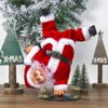 Christmas Funny Santa Dancing and Singing Inverted Santa Electric Rotating Santa Claus Doll, Holiday Interactive Moving Figure Festive Musical Ornament Xmas Funny Decoration view 4