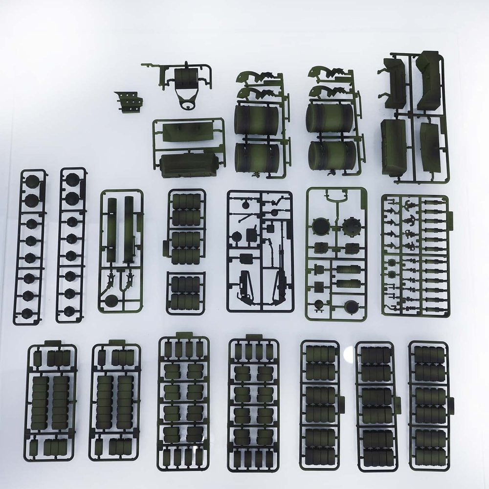 Henglong 1/16 Russian T72 Rc Tank Plastic Decoration Bag Armor Parts 3939 Model