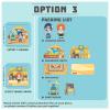 Pathea My Time at Sandrock Action Figure Stand, Anime Figures Acrylic Stand with Multi Scene, Ornaments Cardboard Cutout Collection Model Toy Desk Decor Party Supplies 4.7x3x2.4(Option3) view 2