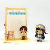 Pathea My Time at Sandrock Action Figure Stand, Anime Figures Acrylic Stand with Multi Scene, Ornaments Cardboard Cutout Collection Model Toy Desk Decor Party Supplies 4.7x3x2.4(Option3) view 3