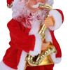 Christmas Funny Santa Dancing and Singing Electric Santa Claus Doll, Holiday Interactive Moving Figure Festive Musical Ornament Xmas Funny Decoration 11.8In view 3