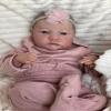 iCradle Reborn Baby Dolls 19 Inch Realistic Newborn Baby Girl Dol with Cloth Bodyl Real Life Silicone Baby Dolls with Outfit & Accessories view 3