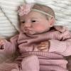 iCradle Reborn Baby Dolls 19 Inch Realistic Newborn Baby Girl Dol with Cloth Bodyl Real Life Silicone Baby Dolls with Outfit & Accessories view 4