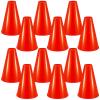 Woanger 12 Pieces Cheer Megaphone for Party Favors Sports Cheers Party Noisemaker DIY Plastic Megaphone for Sports Match Mardi Gras Outdoor Activities(Red) view 1