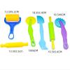 AOIRFUQ Clay and Dough Tools Six Piece Set - Ages 3 & Up view 4