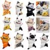 AAGWW Cheer Cat Toy Set, PVC Miniature Figure, Working Figure, Present, Birthday Figure, Set, Cute Cat, Capsule Toy, Accessories, Cat Coffin, Dance, Cheese Cat (Theme: Small Cheer Cat - 10 Pieces) view 1