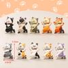 AAGWW Cheer Cat Toy Set, PVC Miniature Figure, Working Figure, Present, Birthday Figure, Set, Cute Cat, Capsule Toy, Accessories, Cat Coffin, Dance, Cheese Cat (Theme: Small Cheer Cat - 10 Pieces) view 2