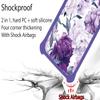 HotPepper Serrano 3 Case Compatible with Hot Pepper Serrano 3 Hpp-L55b Qlink Wireless Phone Case Cover [with Tempered Glass Screen Protector][Hard PC + Soft Silicone][Luminous Effect] YGZ-ZSH view 2
