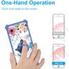 HotPepper Serrano 3 Case Compatible with Hot Pepper Serrano 3 Hpp-L55b Qlink Wireless Phone Case Cover [with Tempered Glass Screen Protector][Hard PC + Soft Silicone][Luminous Effect] YGL-LHD view 4
