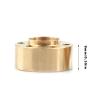 kingsea 4 Pcs Brass Weights 6mm 9mm 12mm 15mm 18mm 22mm Wheel Hex Hubs Brass Adapters Compatible with TRX4 SCX10 1/10 RC Crawler 1.9 2.2 Wheels Hub Rim (9mm) view 3