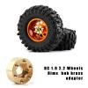 kingsea 4 Pcs Brass Weights 6mm 9mm 12mm 15mm 18mm 22mm Wheel Hex Hubs Brass Adapters Compatible with TRX4 SCX10 1/10 RC Crawler 1.9 2.2 Wheels Hub Rim (9mm) view 4