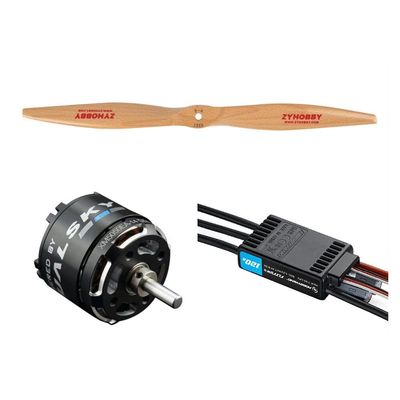 Motive Power Kit with Motor ESC Propeller for RC Model Electric Airplane