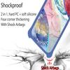 HotPepper Serrano 3 Case Compatible with Hot Pepper Serrano 3 Hpp-L55b Qlink Wireless Phone Case Cover [with Tempered Glass Screen Protector][Hard PC + Soft Silicone][Colorful Reflect Light] IMDL-SSS view 2