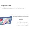 HotPepper Serrano 3 Case Compatible with Hot Pepper Serrano 3 Hpp-L55b Qlink Wireless Phone Case Cover [with Tempered Glass Screen Protector][Hard PC + Soft Silicone][Colorful Reflect Light] IMDL-SSS view 3