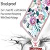 jioeuinly ATT Radiant Max Case Compatible with ATT Radiant Max Phone Case Cover [with Tempered Glass Screen Protector][Hard PC + Soft Silicone][Colorful Reflect Light] IMDF-HUA18 view 2