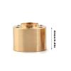 kingsea 4 Pcs Brass Weights 6mm 9mm 12mm 15mm 18mm 22mm Wheel Hex Hubs Brass Adapters Compatible with TRX4 SCX10 1/10 RC Crawler 1.9 2.2 Wheels Hub Rim (22mm) view 3
