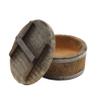 Melody Jane Dolls Houses Dollhouse Rustic Round Tub with Lid Miniature Kitchen Outdoor Accessory 1:12 view 2