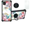 jioeuinly Blu Studio X10l Case Compatible with Blu Studio X10l Phone Case Cover [with Tempered Glass Screen Protector][Hard PC + Soft Silicone][Colorful Reflect Light] IMDH-MDH view 1