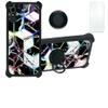 jioeuinly Blu Studio X10 2022 Case Compatible with Blu Studio X10 2022 Phone Case Cover [with Tempered Glass Screen Protector][Hard PC + Soft Silicone][Colorful Reflect Light] IMDH-HS view 1
