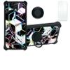 HotPepper Serrano 3 Case Compatible with Hot Pepper Serrano 3 Hpp-L55b Qlink Wireless Phone Case Cover [with Tempered Glass Screen Protector][Hard PC + Soft Silicone][Colorful Reflect Light] IMDH-HS view 1