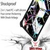 HotPepper Serrano 3 Case Compatible with Hot Pepper Serrano 3 Hpp-L55b Qlink Wireless Phone Case Cover [with Tempered Glass Screen Protector][Hard PC + Soft Silicone][Colorful Reflect Light] IMDH-HS view 2