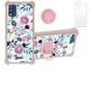Blu Studio X5 Max 2022 5.7 Inch Case Compatible with Blu Studio X5 Max 2022 5.7 Inch Phone Case Cover [with Tempered Glass Screen Protector][Hard PC + Soft Silicone][Colorful Reflect Light] IMDF-HUA49 view 1