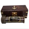 Brass Optical Kaleidoscope  Vintage 3D Mirror Lens Kaleidoscope in Wooden Box, Educational Science Gift, Home Decor & Collectible for Adults view 1