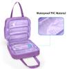 LoDrid Doll Tote Carrying Case Compatible with LOL Surprise Dolls All, Hanging Organizer Storage Bag with 6 Clear Window Pockets for Girls, Bag Only, Purple,(Patent Design) view 2
