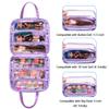 LoDrid Doll Tote Carrying Case Compatible with LOL Surprise Dolls All, Hanging Organizer Storage Bag with 6 Clear Window Pockets for Girls, Bag Only, Purple,(Patent Design) view 3