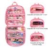 LoDrid Carrying Backpack Compatible with LOL Surprise Dolls All, Storage Case with 6 Clear Pockets for Dolls Organizer & Display, Pink, Bag Only (Patent Design) view 3