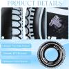 8 Pcs Racecar Themed Birthday Party Inflatable Tire Pool Floats Tire Tubes 36 Inch Giant Ring Adults Wheels Birthday Supplies Truck Race Car Party Favors Decorations view 2