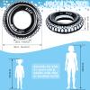 8 Pcs Racecar Themed Birthday Party Inflatable Tire Pool Floats Tire Tubes 36 Inch Giant Ring Adults Wheels Birthday Supplies Truck Race Car Party Favors Decorations view 3