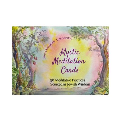 Mystic Meditation Cards: Jewish Yogi Deck & Mindfulness Cards- 90 Card Deck and Booklet I Spiritual Gift I Kabbalah Meditation Practice I Torah Tarot I Anxiety Relief I Judaism I Faith I God