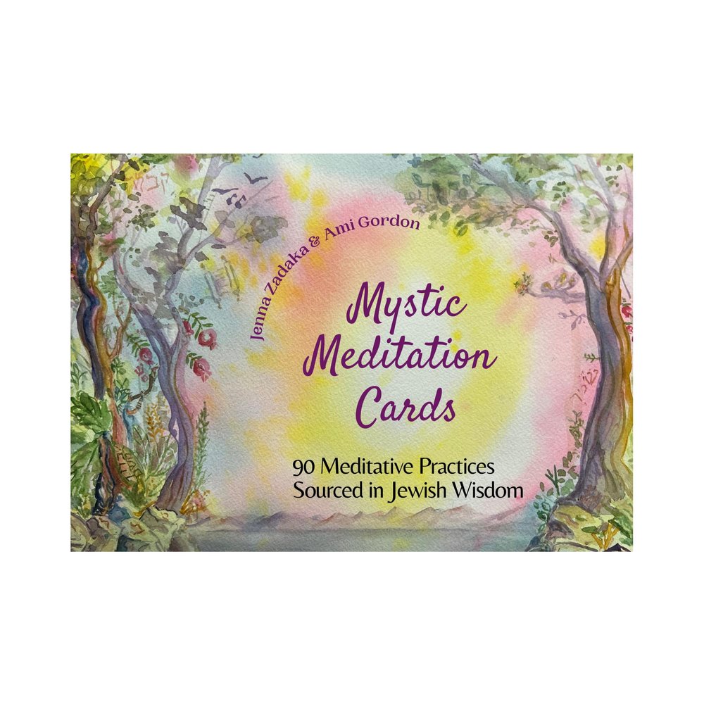 Mystic Meditation Cards: Jewish Yogi Deck & Mindfulness Cards- 90 Card Deck and Booklet I Spiritual Gift I Kabbalah Meditation Practice I Torah Tarot I Anxiety Relief I Judaism I Faith I God