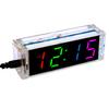 ISolderStore Soldering Practice Kits 4 Digital DIY Clock Kits Color Electronic Clock Kit Solder Practice Kit for Student Child view 1