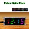 ISolderStore Soldering Practice Kits 4 Digital DIY Clock Kits Color Electronic Clock Kit Solder Practice Kit for Student Child view 3