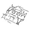 Losi Cage Set Complete Black LMT Mega LOS241054 Elec Car/Truck Replacement Parts view 1