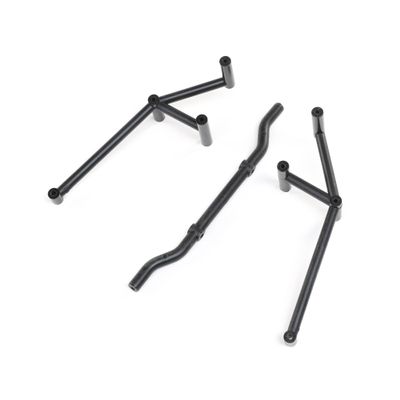 Losi Rear Cage Body Support Black LMT Mega LOS241057 Elec Car/Truck Replacement Parts