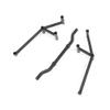 Losi Rear Cage Body Support Black LMT Mega LOS241057 Elec Car/Truck Replacement Parts view 1