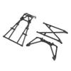 Losi Rear Cage & Hoop Bar Black LMT Mega LOS241056 Elec Car/Truck Replacement Parts view 1