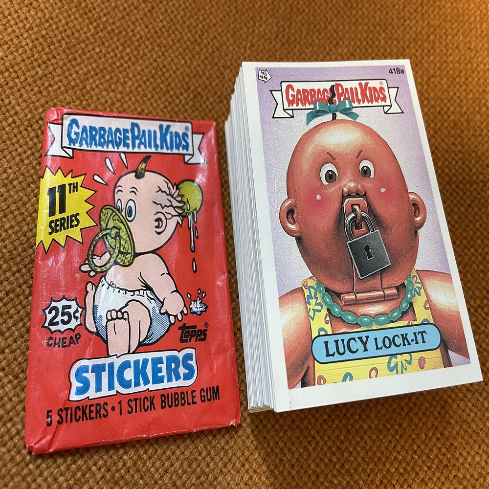 1987 Topps Garbage Pail Kids Original 11th Series 11 GPK 88 Trading Card Set w/Error Cards