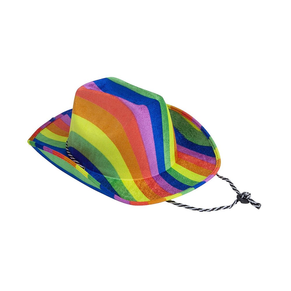 Fun Express Rainbow Cowboy Hat - 12 Pieces