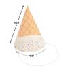 Fun Express Ice Cream Cone Party Hats - 8 Pieces view 2