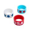 Fun Express Patriotic Silicone Rings - 48 Pieces view 1