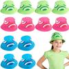 Fun Express Kids Swirl Two-Tone Bucket Hats - 12 Pieces view 1