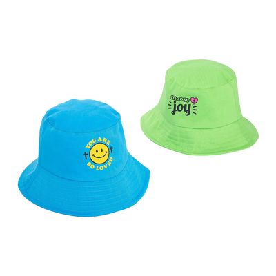 Fun Express Kids Religious Bucket Hats - 12 Pieces