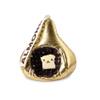 Anirollz Stuffed Animal Plush Toy - Official Hershey Kisses Chocolate Toy Blanket Outfitz Doll | Soft, Squishy, Warm, Cute, Comfort, Safe| Pillow with Bunny - Valentine's Day Gift 6" Bunniroll view 3