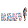 3D Baby Letter Balloon Mosaic view 1