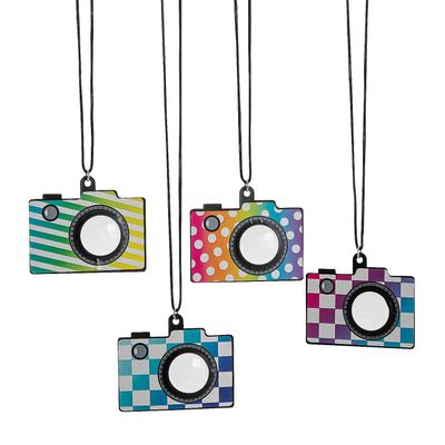 Fun Express Camera Prism Necklaces - 12 Pieces